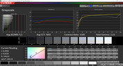 Escala de grises (modo de color Vivid, temperatura de color estándar, espacio de color de destino P3)