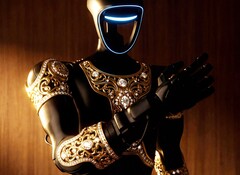 Caviar trata al robot humanoide Unitree G1 con un lujoso cambio de imagen en negro y dorado (Fuente de la imagen: Caviar)