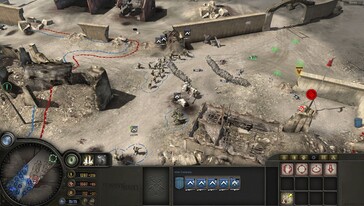 En la imagen: una captura de pantalla del juego Company of Heroes.