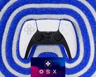 Respuesta háptica del mando DualSense PS5 con el logotipo DSX (Fuente de la imagen: Sony PlayStation, Steam con ediciones)