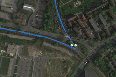 Prueba de GPS: Garmin Edge 500 - Tomando una curva cerrada