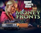 Pancarta de Money Fronts en Grand Theft Auto Online (Fuente de la imagen: Rockstar Games, con ediciones)