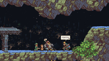 Una imagen que muestra a varios personajes de Owlboy.