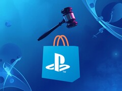 El logotipo de PlayStation Store aparece bajo el mazo