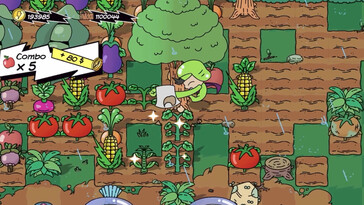 En la imagen: una captura de pantalla del juego Super Farming Boy.