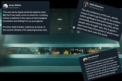 Apple's reciente anuncio Crush para el nuevo iPad Pro ha sido duramente criticado, lo que ha llevado a la compañía a emitir una disculpa y retirar el anuncio de los anuncios de televisión. (Fuente de la imagen: Apple / Perfect Union en Instagram - editado)