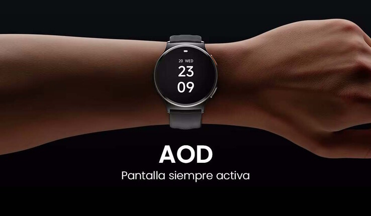 La pantalla puede permanecer activada en todo momento. (Fuente de la imagen: Haylou)