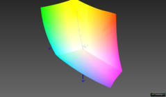 vs. sRGB: 99,9% (comparación Argyll 3D)