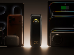 El Black Myth de Anker: Wukong Edition Prime Power Bank (20K, 220W) se lanza en China. En la imagen, una maqueta promocional del cargador junto a varios gadgets. (Fuente de la imagen: Anker)