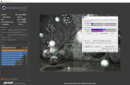 Cinebench R15 Multi @ 4.15 GHz consumo de energía