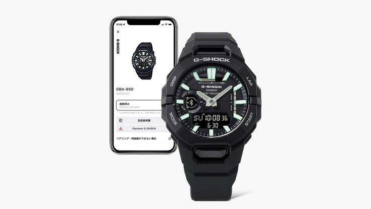 El reloj Casio G-Shock GBA-950-1A. (Fuente de la imagen: Casio)