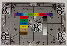 Picture taken of reference card