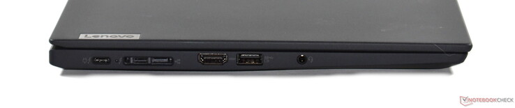 Izquierda: 2x Thunderbolt 4, puerto miniEthernet/docking, HDMI 2.0, USB-A 3.2 Gen 1, audio de 3.5mm