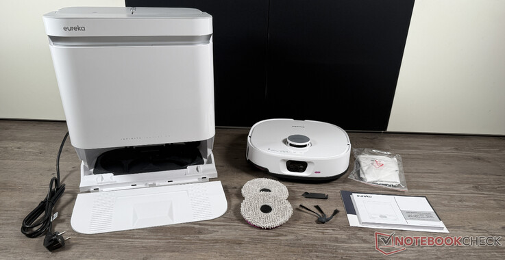 El volumen de suministro de la Eureka J15 Max Ultra es manejable.