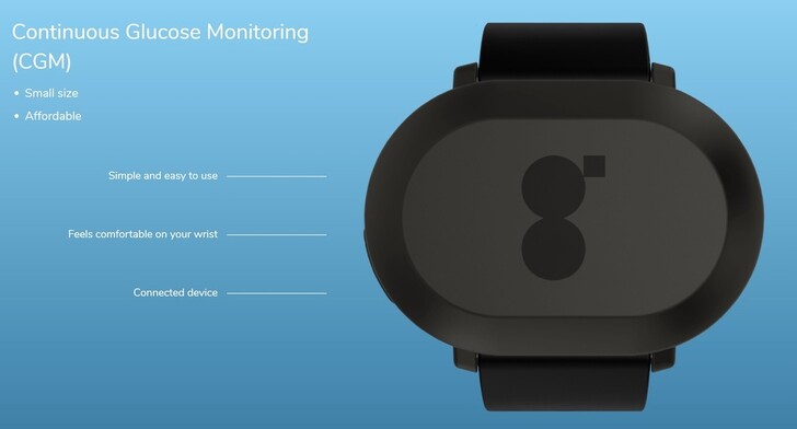 Monitor de glucosa no invasivo. (Fuente de la imagen: GlucoModicum)