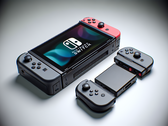Render no oficial de los Joy-Cons de Nintendo Switch 2 (Fuente de la imagen: Generado con DALL-E 3)