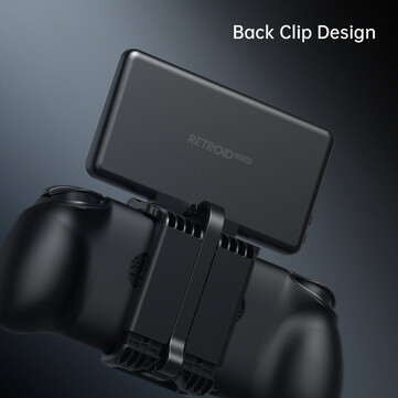 El complemento de pantalla dual tiene un cable USB-C integrado que le permite acoplarse a un dispositivo compatible. (Fuente de la imagen: Retroid)
