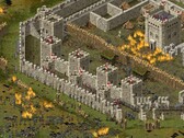Una imagen que muestra un castillo en Stronghold: Definitive Edition, ya a la venta en Steam.
