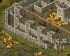 Una imagen que muestra un castillo en Stronghold: Definitive Edition, ya a la venta en Steam.