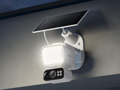 La cámara de seguridad Tapo C615F de TP-Link (en la imagen) tiene un proyector integrado. (Fuente de la imagen: TP-Link)