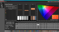 ColorChecker después de la calibración