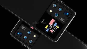 Concepto de smartphone de doble pantalla de Huawei (imagen vía @HolIndi en Twitter)