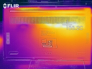 Desarrollo de calor en la parte inferior (carga)