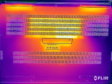 Prueba de esfuerzo de temperaturas superficiales (abajo)