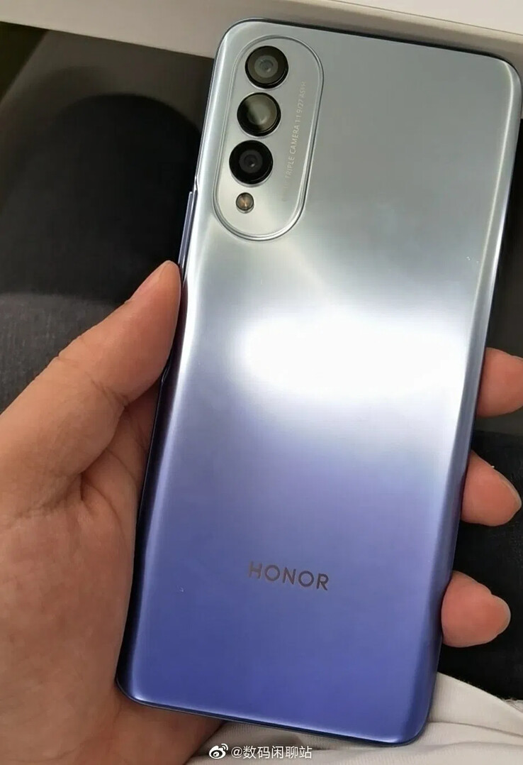 El "Honor X20" protagoniza una toma de contacto. (Fuente: Weibo)