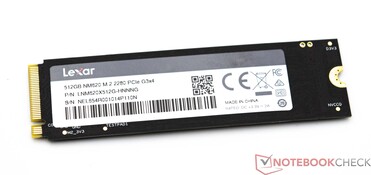Unidad SSD NVMe Lexar NM620 de 512 GB