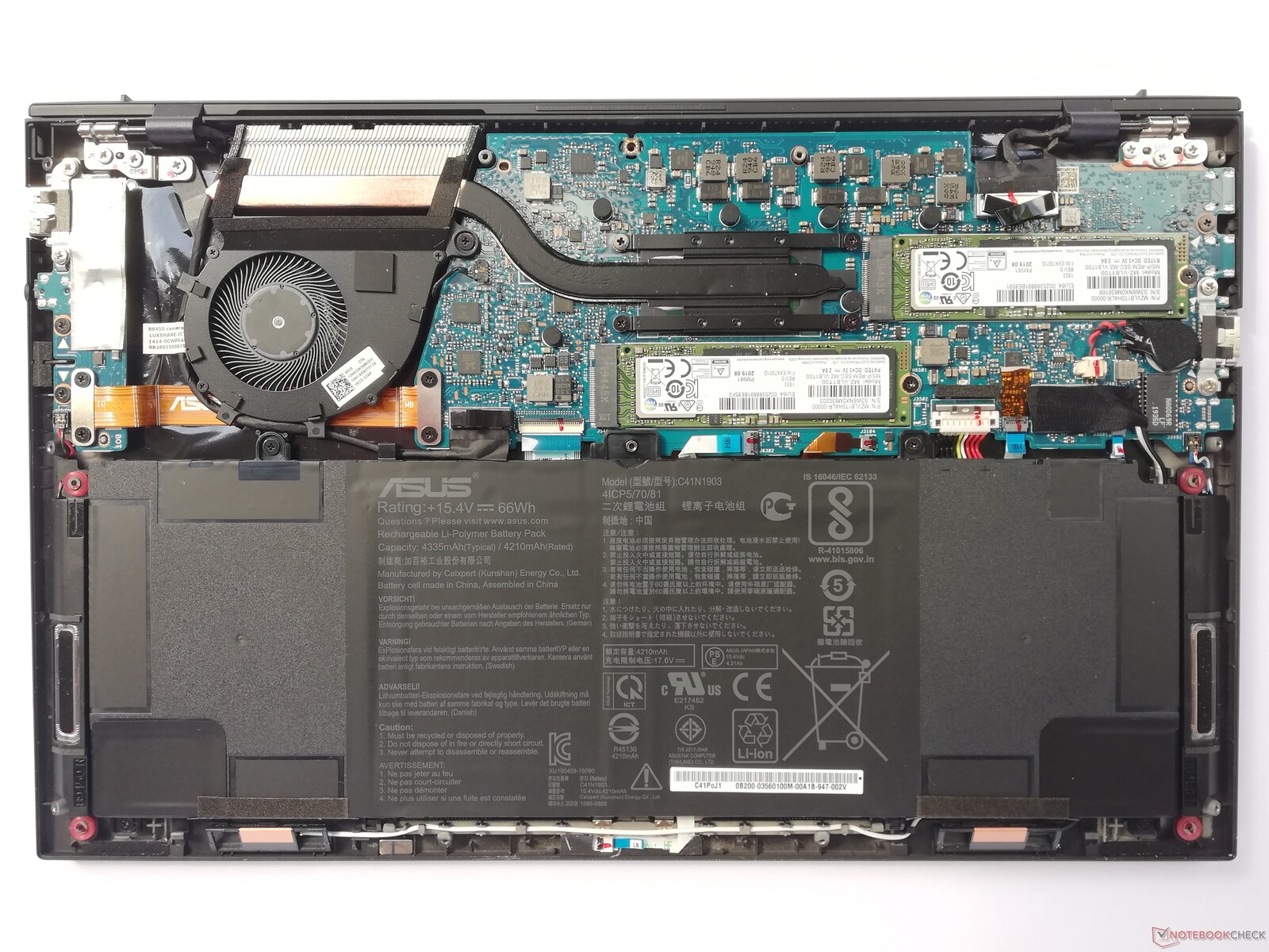 Scheda Madre Asus ExpertBook B9 B9450 B9450FA Con Intel I7-10510U E 16GB RAM, Aperta Mai Usata