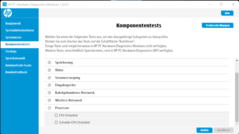 HP Support Assistant: Una prueba para cada componente - si hay fallos, encontrar la solución