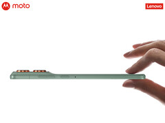 El Moto X70 Air se lanzará en China en octubre de 2025. En la imagen: foto teaser del delgado teléfono. (Fuente de la imagen: Lenovo)