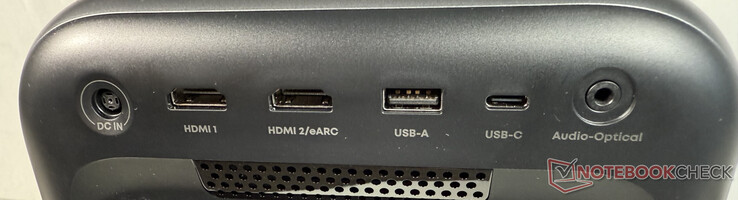 Conexiones en el Nebula X1 incl. HDMI 2.1