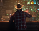 Una captura de pantalla de Lobezno con franela y sombrero de vaquero del tráiler de anuncio de Marvels Wolverine (fuente de la imagen: PlayStation YT)