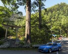 Una captura de pantalla que muestra el renderizado de Forza Horizon 6 de un monumento japonés
