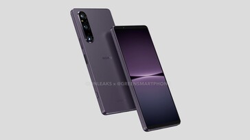 Xperia 1 V (Fuente de la imagen: GreenSmartphones/@OnLeaks)