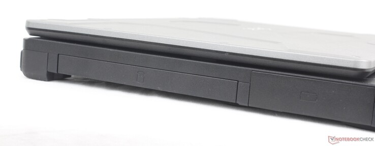 Izquierda: ranura de expansión para DVD/Blu-Ray/SSD, ranura para batería/expansión