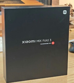 Supuesto embalaje de lanzamiento del MIX Fold 3. (Fuente de la imagen: Xiaomi)