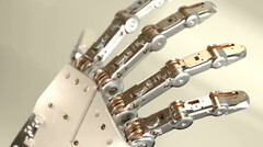 El robot humanoide 1X NEO utiliza manos con 22 grados de libertad para realizar las tareas domésticas de forma autónoma. (Fuente de la imagen: 1x)