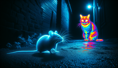 La Universidad de Fudan desarrolla un implante retiniano de nanocables de telurio que permite a los ratones ciegos ver la luz visible e infrarroja. (Fuente de la imagen: Dall-E 3 AI)
