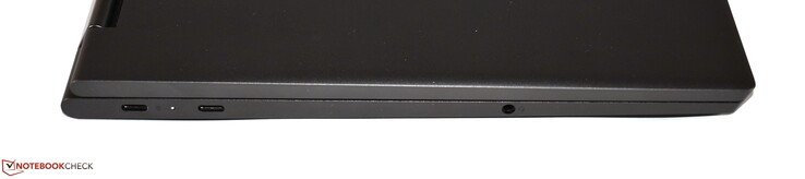 Izquierda: 2x USB 3.1 Gen 1 Tipo-C, audio combo