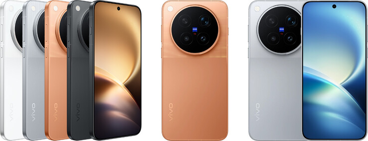 Opciones de diseño y color de la serie Vivo X500 Pro
