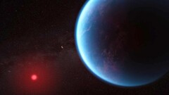 Representación artística del exoplaneta K2-18b (Fuente: NASA)