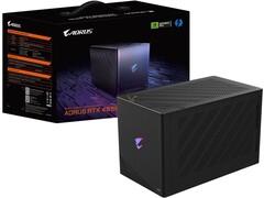 La AORUS RTX 4090 Gaming Box estará disponible a finales de este año. (Fuente de la imagen: Gigabyte vía VideoCardz)