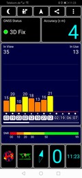 Prueba de GPS al aire libre