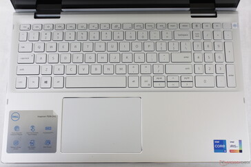 Diseño de teclado estándar. Desafortunadamente, los tres botones de la calculadora en la esquina superior derecha no se pueden personalizar