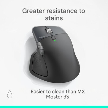 MX Master 4 será "más fácil de limpiar y más resistente a las manchas" (Fuente de la imagen: Amazon)