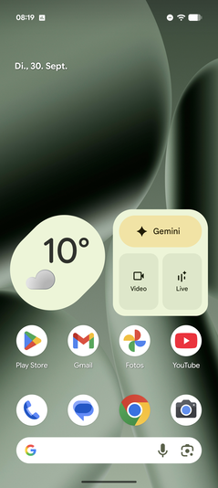 Pixel UI: Pantalla de inicio