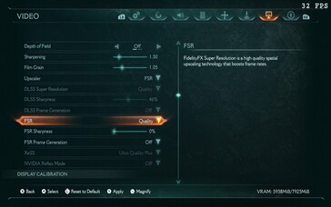 Doom: The Dark Ages Steam Deck settings (fuente de la imagen: Notebookcheck)